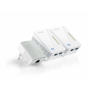 Сетевой адаптер HomePlug AV/Wi-Fi TP-Link TL-WPA4220TKIT Ethernet (ант.внутр.) 
