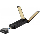 Сетевой адаптер Wi-Fi Asus USB-AX56 AX1800 USB 3.0 (ант.внеш.несъем.) 2ант.