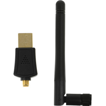 Сетевой адаптер WiFi Digma DWA-AC600E AC600 USB 2.0 (ант.внеш.съем) 1ант. (упак.:1шт) -3