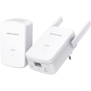 Сетевой адаптер Powerline Mercusys MP510 KIT N300 Gigabit Ethernet (ант.внеш.несъем.) 2ант. (упак.:2шт) 