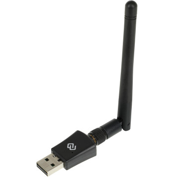 Сетевой адаптер WiFi Digma DWA-N300E N300 USB 2.0 (ант.внеш.съем) 1ант. (упак.:1шт) -1