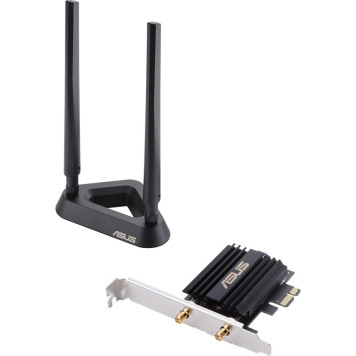Сетевой адаптер WiFi + Bluetooth Asus PCE-AX58BT AX3000 PCI Express (ант.внеш.съем) 2ант. -3