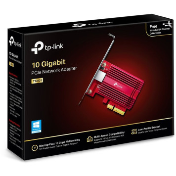 Сетевой адаптер PCI Express TP-Link TX401 PCI Express x4 -3