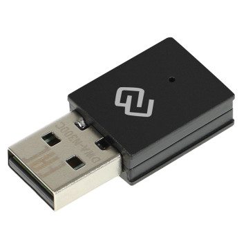 Сетевой адаптер WiFi Digma DWA-N300C N300 USB 2.0 (ант.внутр.) 1ант. (упак.:1шт) -1