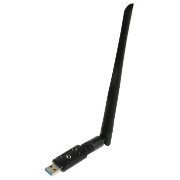 Сетевой адаптер WiFi Digma DWA-AC1300E AC1300 USB 3.0 (ант.внеш.съем) 1ант. (упак.:1шт) -1