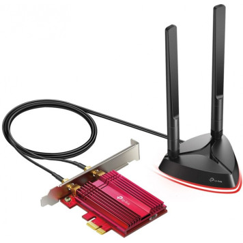 Сетевой адаптер WiFi + Bluetooth TP-Link Archer TX3000E AX3000 PCI Express (ант.внеш.съем) 2ант. -1