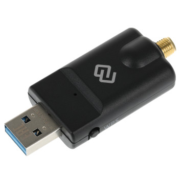 Сетевой адаптер WiFi + Bluetooth Digma DWA-BT5-AC1300E AC1300 USB 3.0 (ант.внеш.съем) 1ант. (упак.:1шт) -2