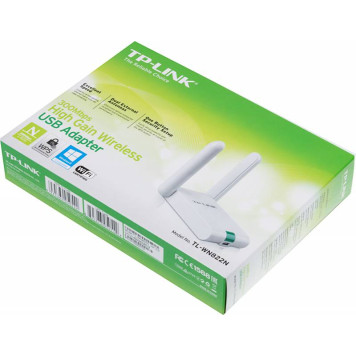 Сетевой адаптер WiFi TP-Link TL-WN822N N300 USB 2.0 (ант.внеш.несъем.) 2ант. -7