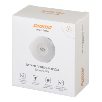 Датчик протечки воды Digma DiSense W1 (DSW1) белый -1