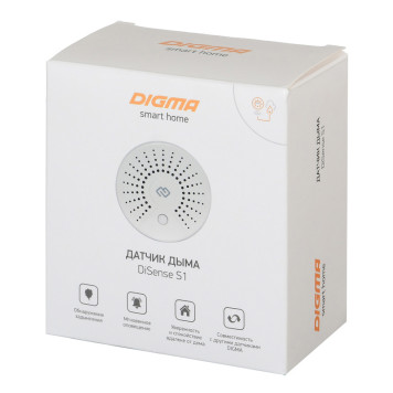 Датчик задымления Digma DiSense S1 (DSS1) белый -1