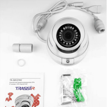 Видеокамера IP Trassir TR-D8121IR2 2.8-2.8мм цветная корп.:белый -5