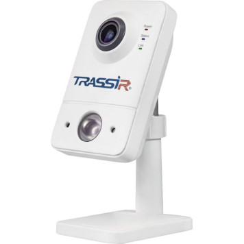 Видеокамера IP Trassir TR-D7121IR1W 2.8-2.8мм цветная корп.:белый 