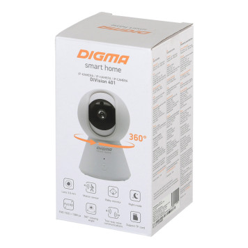 Видеокамера IP Digma DiVision 401 2.8-2.8мм цветная корп.:белый/черный -2