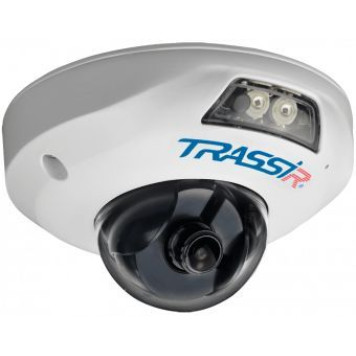 Видеокамера IP Trassir TR-D4121IR1 2.8-2.8мм цветная корп.:белый 